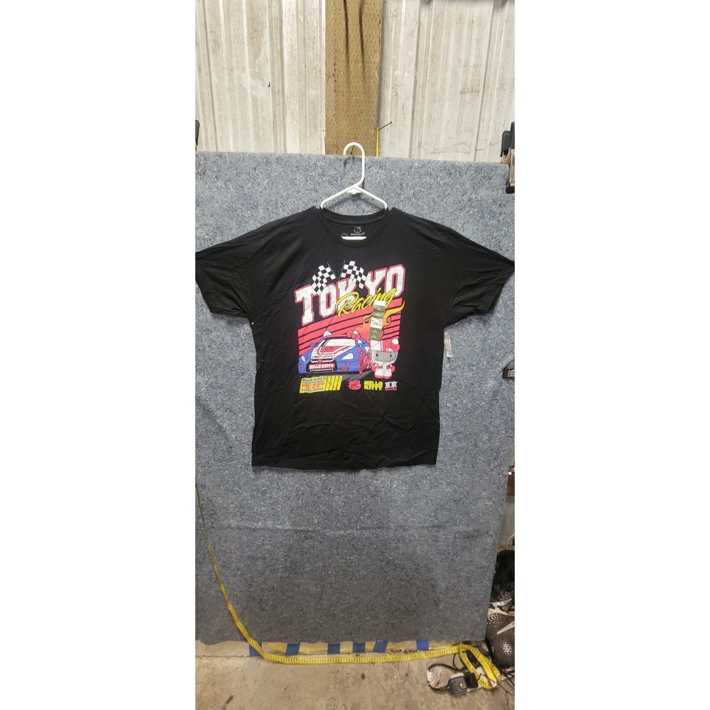 Hello Kitty Unisex Black w/Multi-color T-Shirt Size‎ XL (46-48)